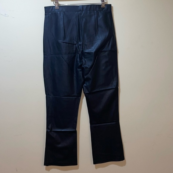 Womens New BB Dakota Steve Madden On The Wide Side Pant Leather - Picture 6 of 6